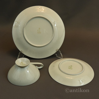 Stara filiżanka trio bawarska porcelana Stara filiżanka trio bawarska porcelana