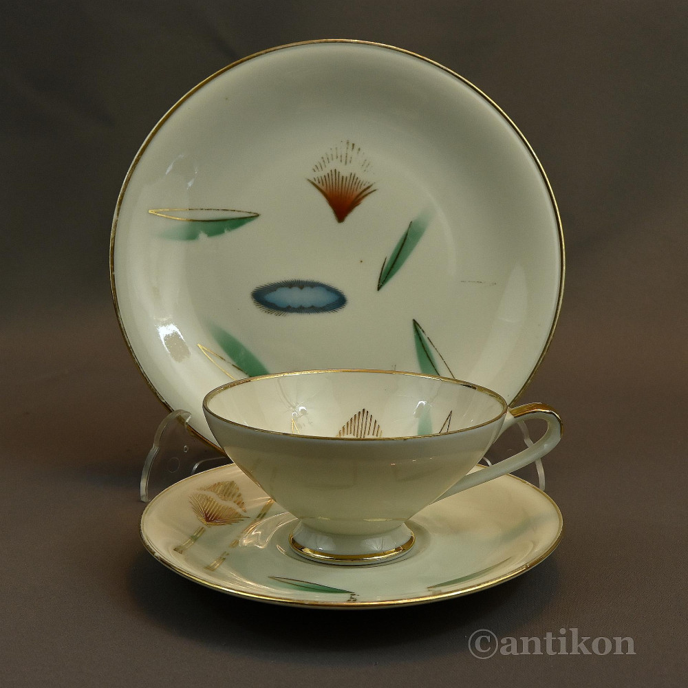 Stara filiżanka trio bawarska porcelana Stara filiżanka trio bawarska porcelana