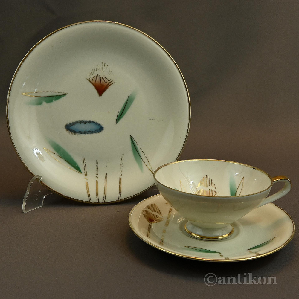 Stara filiżanka trio bawarska porcelana Stara filiżanka trio bawarska porcelana