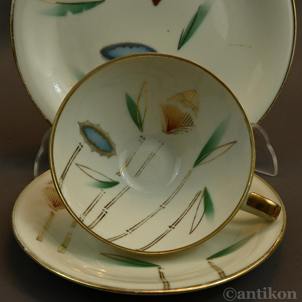 Stara filiżanka trio bawarska porcelana Stara filiżanka trio bawarska porcelana