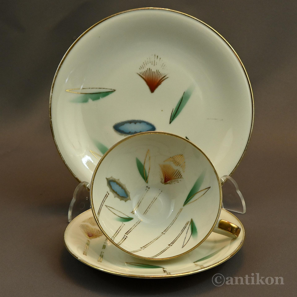 Stara filiżanka trio bawarska porcelana Stara filiżanka trio bawarska porcelana
