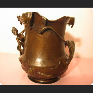 SECESYJNE NACZYNIE Z BRĄZU PRZEPIĘKNE SECESYJNE NACZYNIE Z BRĄZU PRZEPIĘKNE