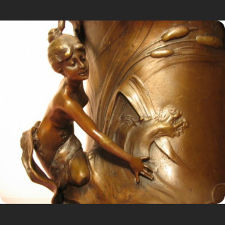 SECESYJNE NACZYNIE Z BRĄZU PRZEPIĘKNE SECESYJNE NACZYNIE Z BRĄZU PRZEPIĘKNE