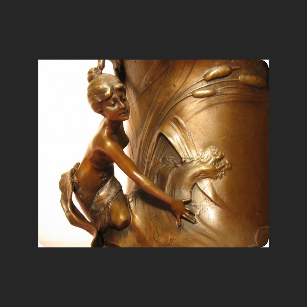 SECESYJNE NACZYNIE Z BRĄZU PRZEPIĘKNE SECESYJNE NACZYNIE Z BRĄZU PRZEPIĘKNE