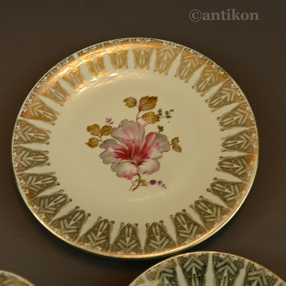 Stare bawarskie trio porcelanowe 