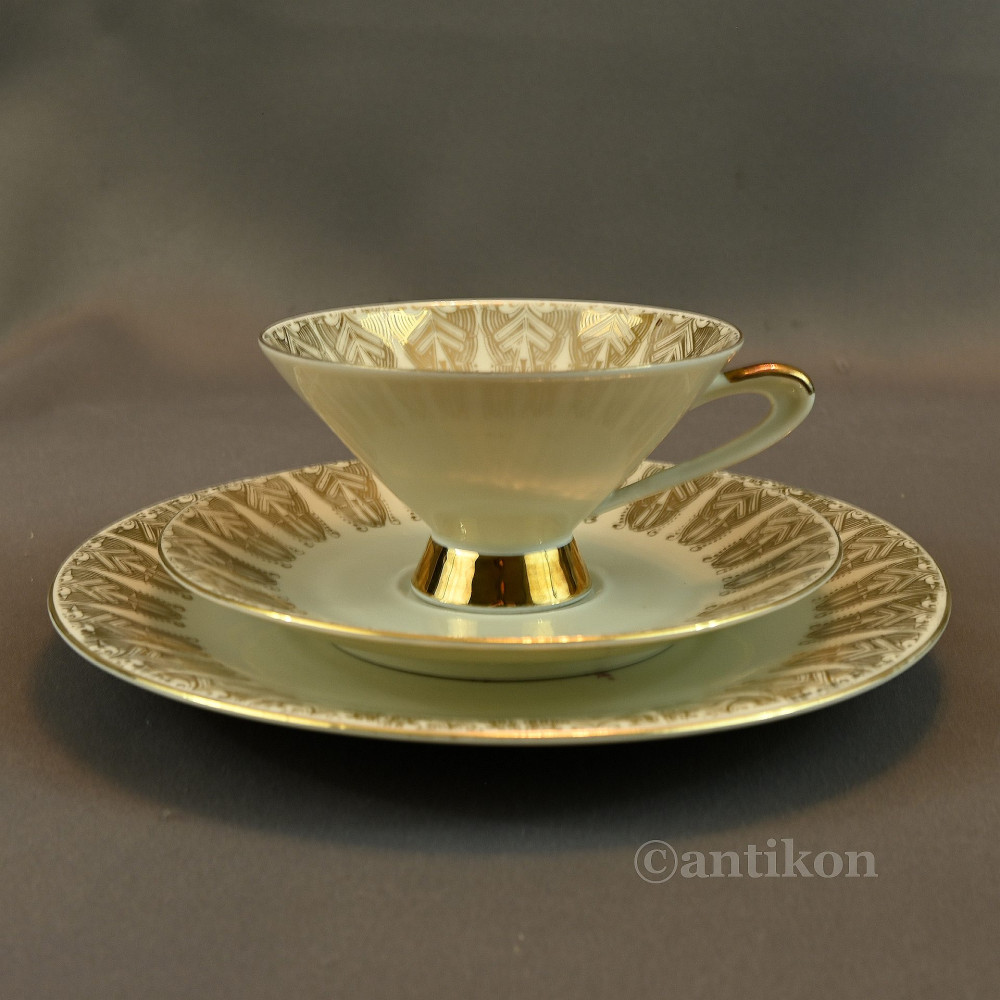 Stare bawarskie trio porcelanowe 