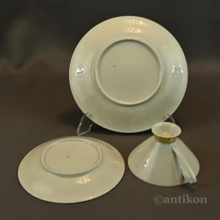 Stare bawarskie trio porcelanowe 