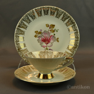 Stare bawarskie trio porcelanowe 