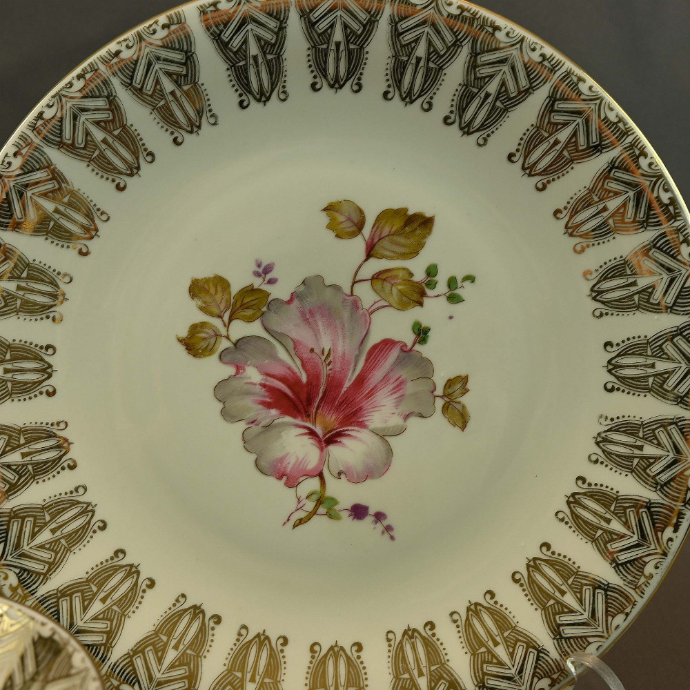 Stare bawarskie trio porcelanowe 