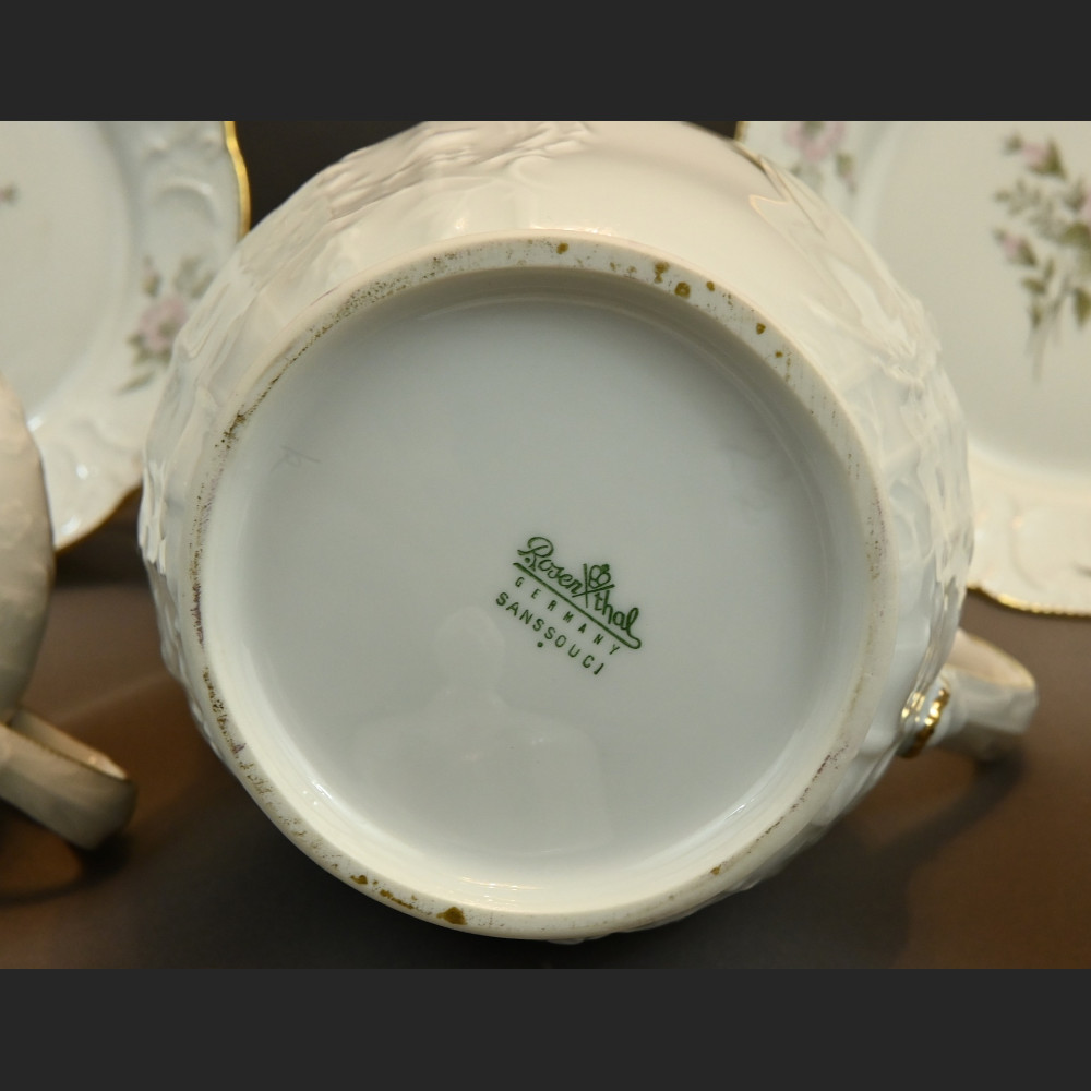 Serwis Sanssouci 12 osobowy Rosenthal do kawy prezent ślubny 