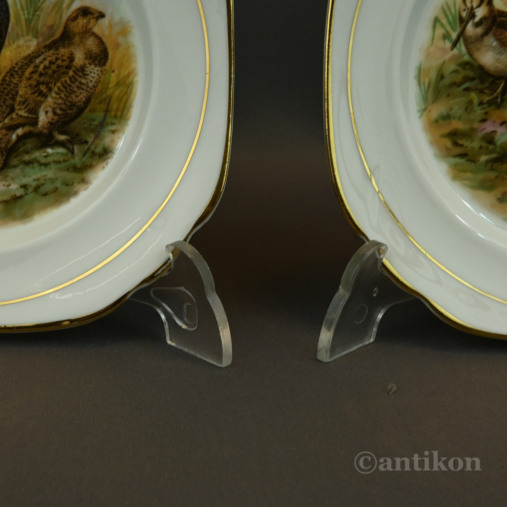 Talerze z ptakami myśliwskie 6 + patera prezent dla myśliwego Talerze z ptakami myśliwskie 6 + patera prezent dla myśliwego