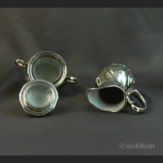 Posrebrzany serwis do kawy 