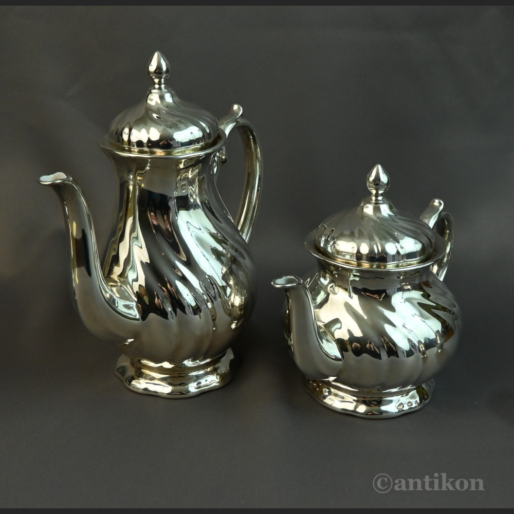 Posrebrzany serwis do kawy 