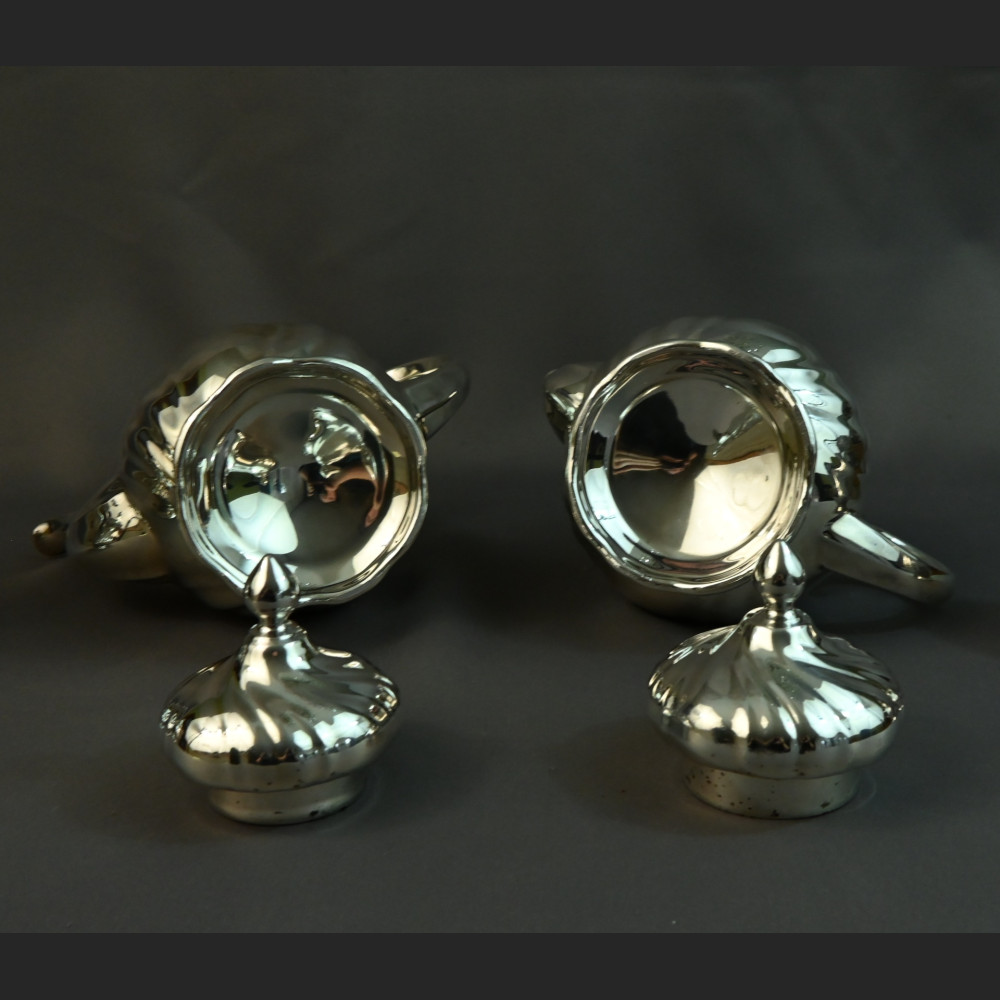 Posrebrzany serwis do kawy 