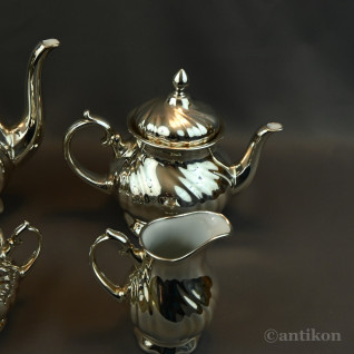 Posrebrzany serwis do kawy 