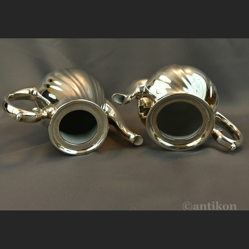 Posrebrzany serwis do kawy 