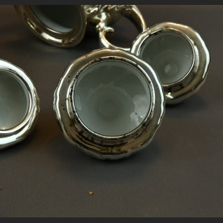 Posrebrzany serwis do kawy 