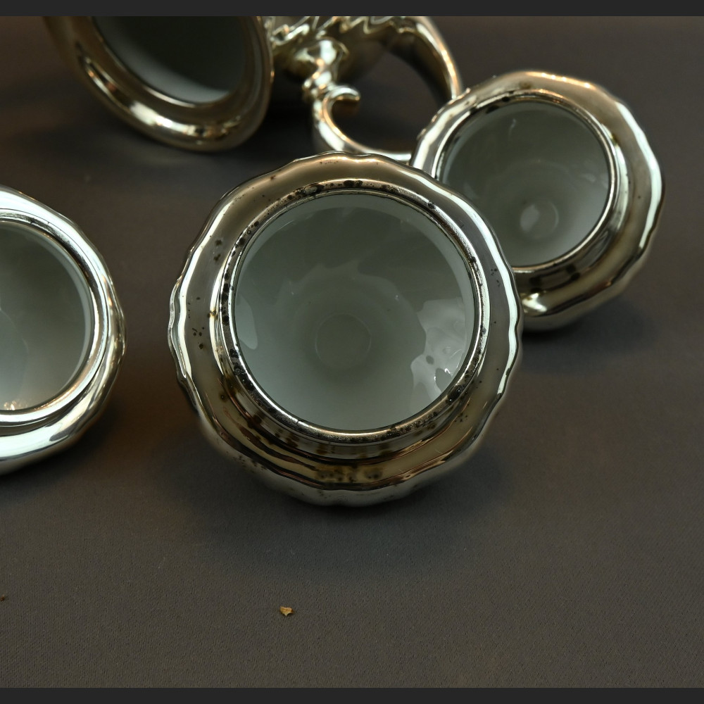 Posrebrzany serwis do kawy 