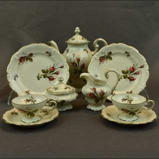 Rosenthal Pompadour serwis różany dla dwojga 