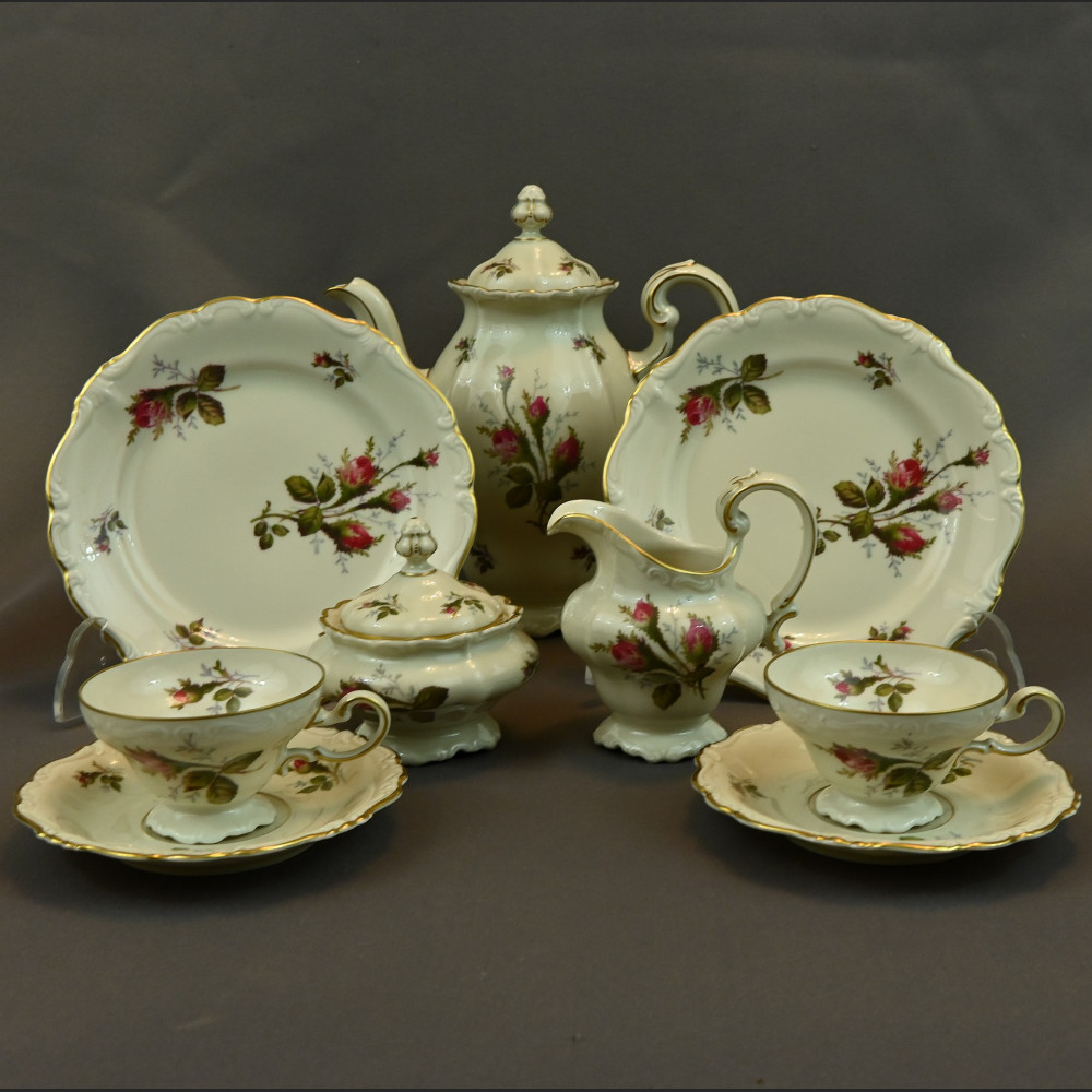 Rosenthal Pompadour serwis różany dla dwojga 