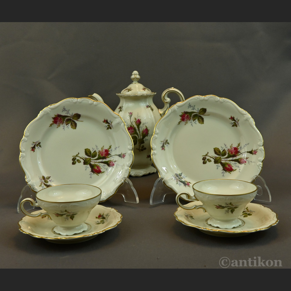 Rosenthal Pompadour serwis różany dla dwojga 