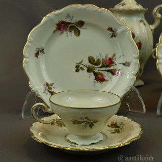 Rosenthal Pompadour serwis różany dla dwojga 