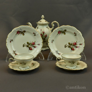 Rosenthal Pompadour serwis różany dla dwojga 