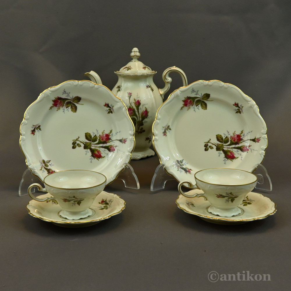 Rosenthal Pompadour serwis różany dla dwojga 