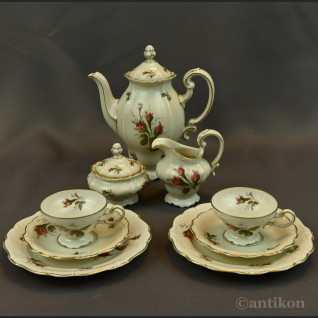 Rosenthal Pompadour serwis różany dla dwojga 