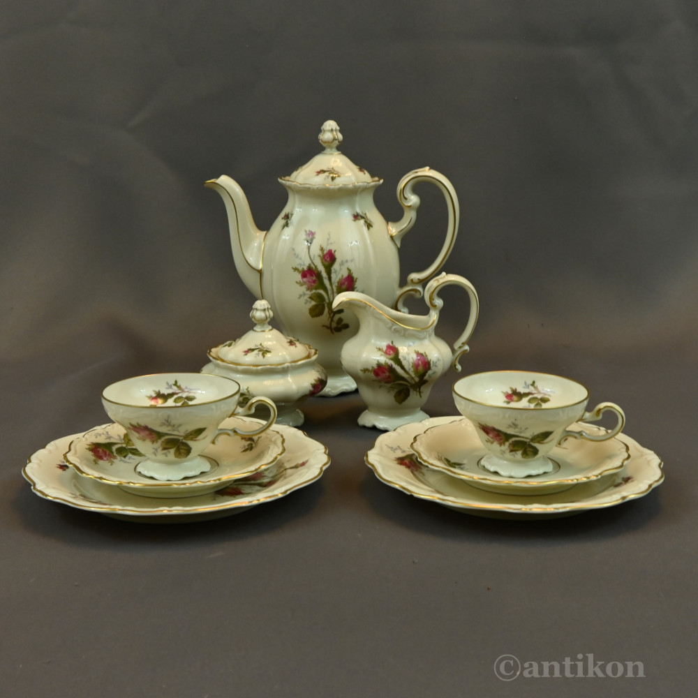 Rosenthal Pompadour serwis różany dla dwojga 
