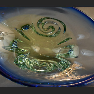 Luksusowy prezent patera Murano spirale 