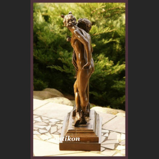 Hermes unikatowa rzeźba Francja prawdziwy brąz syg. 