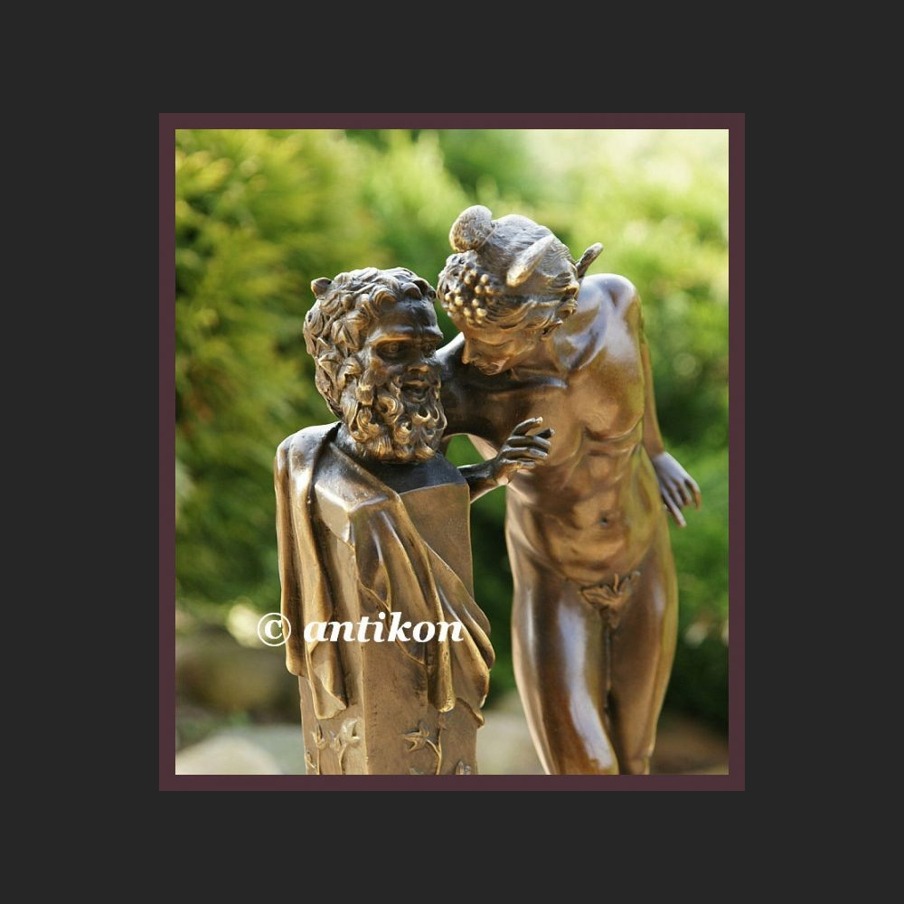 Hermes unikatowa rzeźba Francja prawdziwy brąz syg. 