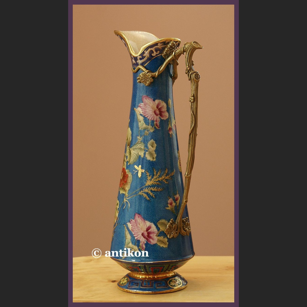 Ręcznie malowany duży dzban do napojów z porcelany