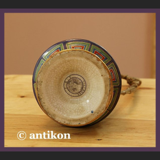 Ręcznie malowany duży dzban do napojów z porcelany