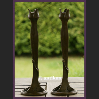 ŚWIECZNIK CUDOWNY KWIAT SECESJA PRAWDZIWY BRĄZ ŚWIECZNIK CUDOWNY KWIAT SECESJA PRAWDZIWY BRĄZ