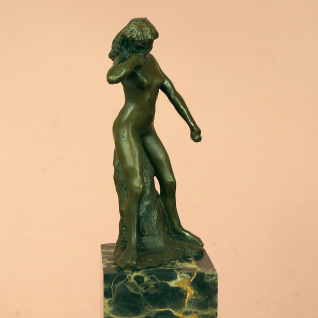Rzeźba Rodin kobieta nimfa brąz 