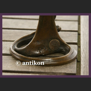 ŚWIECZNIK CUDOWNY KWIAT SECESJA PRAWDZIWY BRĄZ ŚWIECZNIK CUDOWNY KWIAT SECESJA PRAWDZIWY BRĄZ