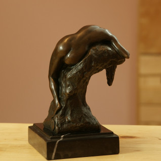 Figurka z brązu piękny akt kobiety Art Deco Figurka z brązu piękny akt kobiety Art Deco