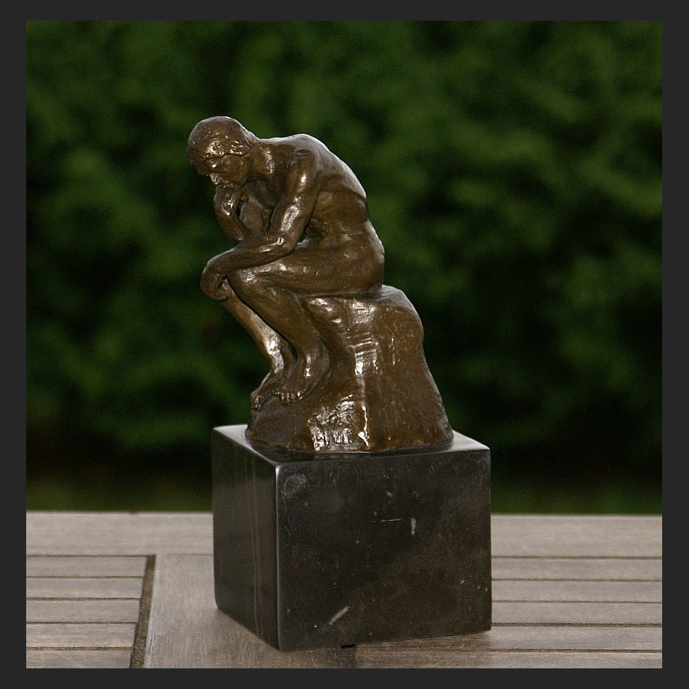 Myśliciel A. Rodin znakomita rzeźba klasyka brąz Myśliciel A. Rodin znakomita rzeźba klasyka brąz