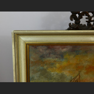 Obraz morze zachód słońca impresja 