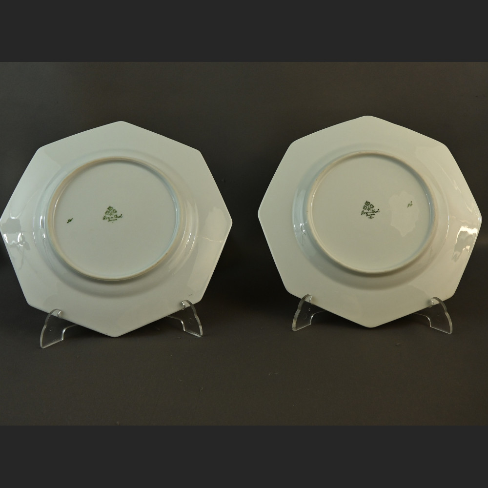 Talerze z owocami Rosenthal stara bawarska porcelana 