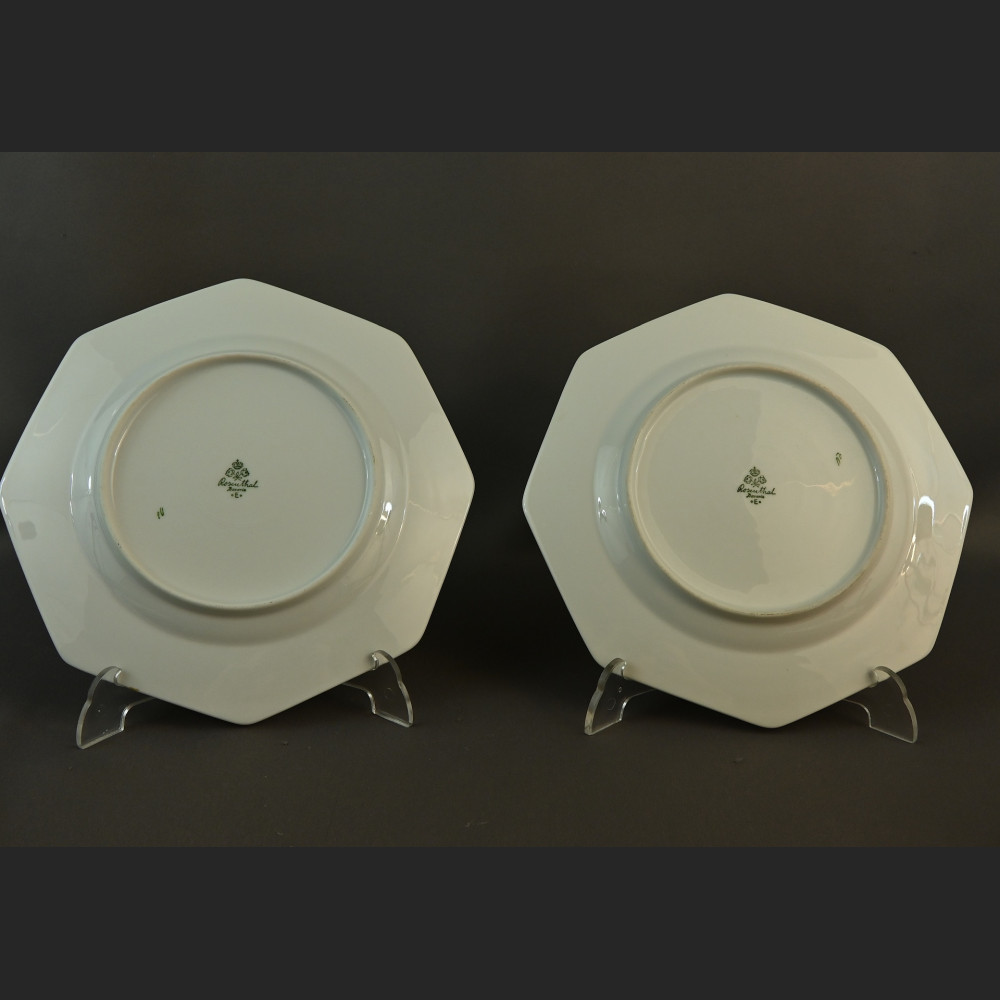 Talerze z owocami Rosenthal stara bawarska porcelana 