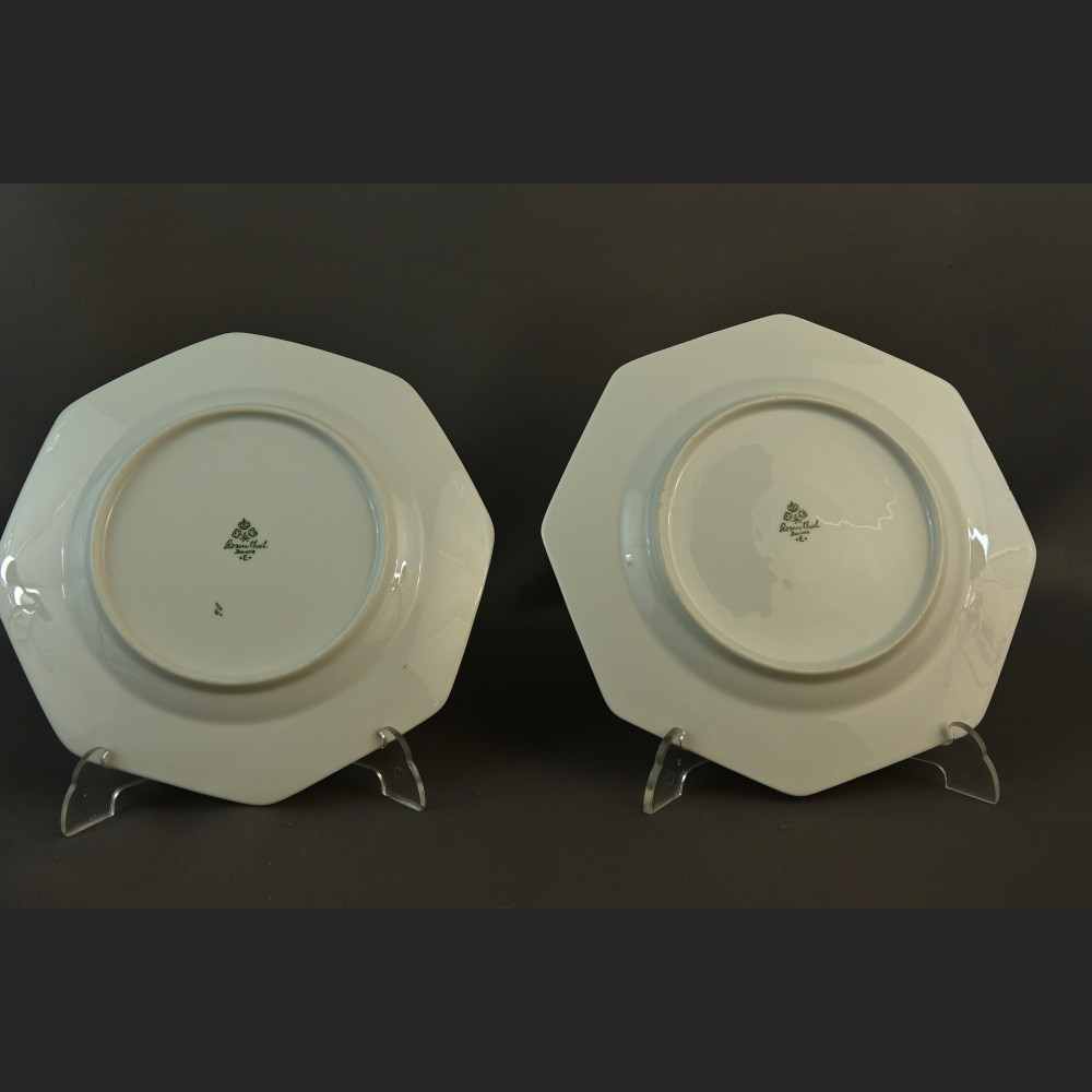 Talerze z owocami Rosenthal stara bawarska porcelana 