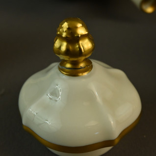Rosenthal Pompadour kolekcjonerski serwis kremowo złoty 
