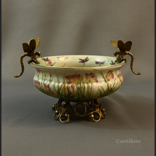 Porcelanowa patera z ważkami 