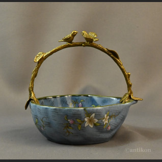 Patera porcelanowa z ptaszkami na prezent 