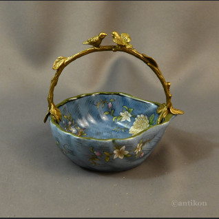 Patera porcelanowa z ptaszkami na prezent 