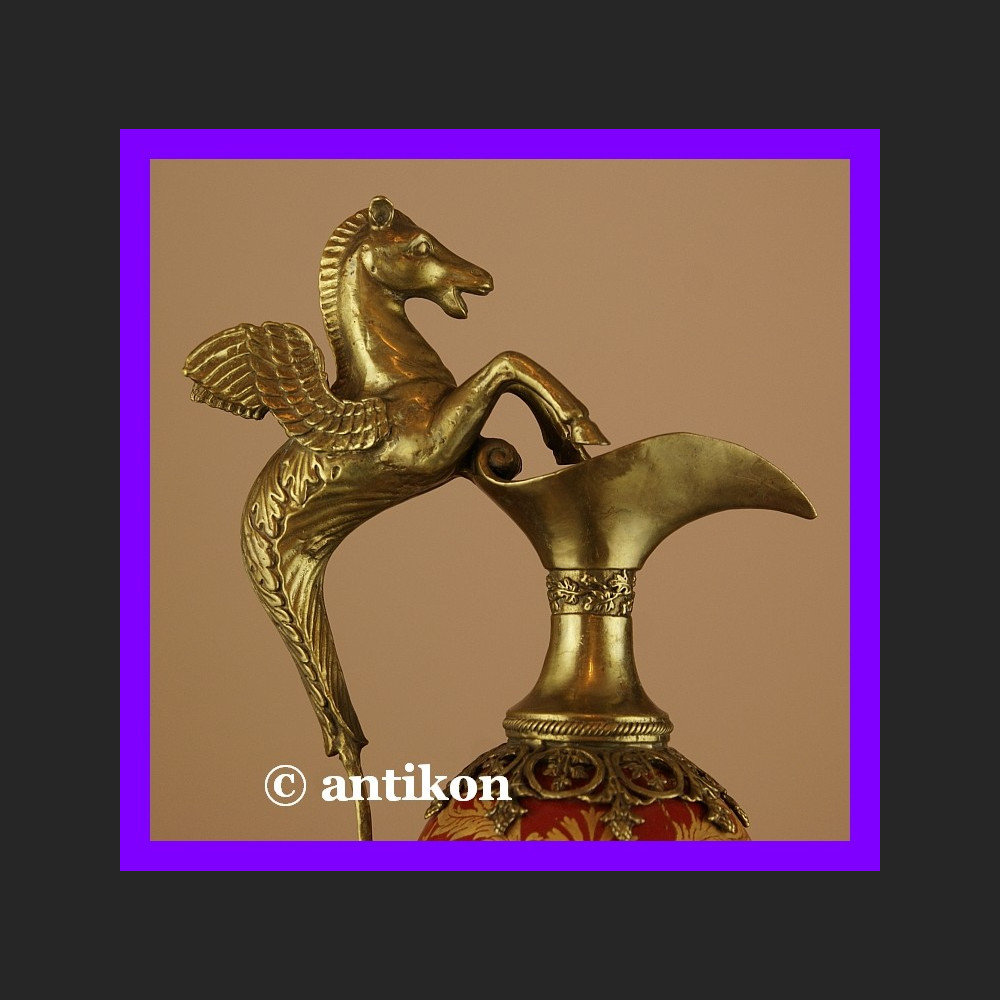 Dzban z pegazem piękna porcelana empire  Dzban z pegazem piękna porcelana empire