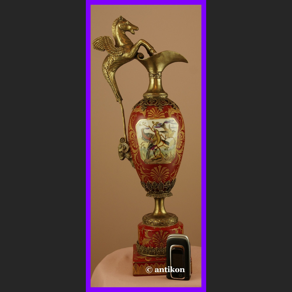 Dzban z pegazem piękna porcelana empire  Dzban z pegazem piękna porcelana empire